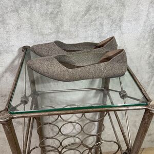 MIA Kerri Fly Knit Pointed Ballet Flats Women’s Size 9 Beige